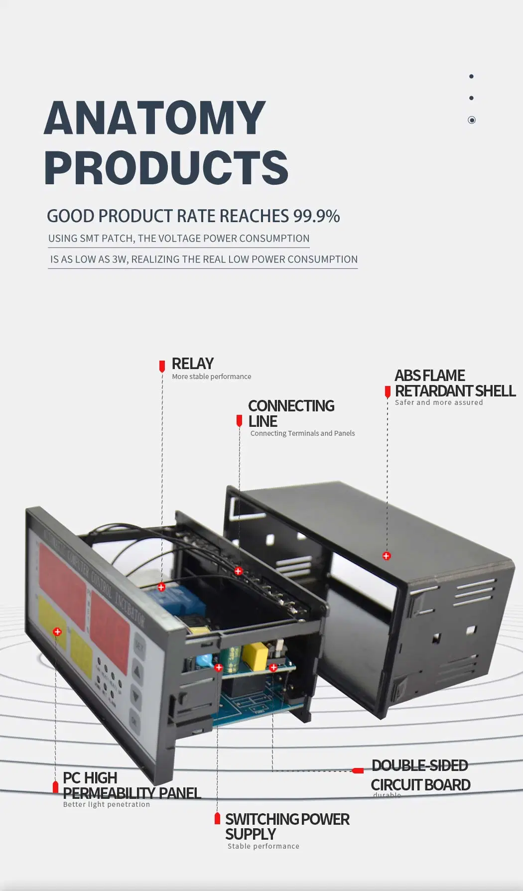 Temperature and Humidity Intelligent Digital Temperature Controller Xm-18 Intelligent Incubator